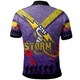 Melbourne Storm Polo Shirt - Custom Anzac Day Melbourne Storm Polo Shirt