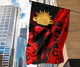 Australia Anzac Day Flag - Anzac Poppy