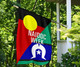 Australia Naidoc Week Combination Flag - Indigenous Australian Flags and Torres Strait Islander flag