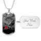 Australia Anzac Military Dog Tag Necklace - Lest we forget  VER2