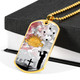 Australia Anzac Military Dog Tag Necklace - We Will Remember Them