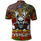 Australia Rabbitohs Custom Polo Shirt - Anzac Souths with Remembrance Poppy and Indigenous Patterns Polo Shirt