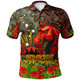 Brisbane Brisbane Broncos Custom Polo Shirt - Anzac Broncos with Remembrance Poppy and Indigenous Patterns Polo Shirt