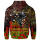 Canberra Raiders Hoodie - Custom Anzac Canberra Raiders with Remembrance Poppy and Indigenous Patterns Hoodie