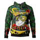 Parramatta Eels Custom Hoodie - Anzac Parramatta Eels Aboriginal Inspired with Flower Hoodie