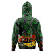 Parramatta Eels Custom Hoodie - Anzac Parramatta Eels Aboriginal Inspired with Flower Hoodie