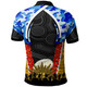 Gold Coast Titans Polo Shirt - Custom Anzac Gold Coast Titans Aboriginal Inspired Pattern Polo Shirt