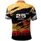 Wests Tigers Anzac Polo Shirt - Custom Anzac Aboriginal Inspired with Poppy Flower Polo Shirt