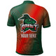 Rabbitohs Rugby Polo Shirt - Custom Rabbit Sport With Aboriginal Patterns Polo Shirt 1