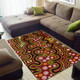 Australia Aboriginal Area Rug - Aboriginal style of dot background