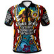 Australia Naidoc Week 2022 Custom Polo Shirt - and Torres Strait Islander Get Up! Stand Up! Show Up!