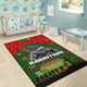 Australia Rabbitohs Area Rug - Aboriginal InspiredAustralia Rabbitohs Anzac '' Lest We Forget '' With Poppy Flower Area Rug