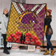 Broncos Rugby Quilt- Aboriginal And Anzac Day With Poppy Flower Patterns Quilt