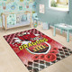 Australia Illawarra and St George Area Rug - Aboriginal Inspired And Anzac Day With Dragons Poppy Flower Patterns Area Rug