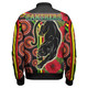 Panthers Rugby Bomber Jacket - Aboriginal Panthers Anzac Day Panther With Poppy Flower Bomber Jacket
