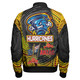 Hurricanes Rugby Bomber Jacket - Hurricanes Anzac Day Lest We Forget Aboriginal And Tornado Bomber Jacket