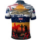 Australian and New Zealand Army Corps Anzac Day Polo Shirt - For The Fallen, Lest We Forget