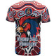 Australia East Sydney Custom T-Shirt - Indigenous Sydney "Easts to Win" Aboriginal Inspired Patterns T-Shirt