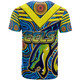 Parramatta Eels T- Shirt - Custom Electric Eel With Aboriginal Inspired Patterns T- Shirt