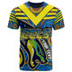 Parramatta Eels T- Shirt - Custom Electric Eel With Aboriginal Inspired Patterns T- Shirt