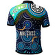 Eels Rugby Polo Shirt - Custom Eels Rugby with Aboriginal Pattern Indigenous