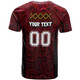 Maroons T- Shirt - Custom QLD Maroons Kangaroo With Aboriginal Inspired Culture T- Shirt