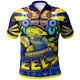 Parramatta Eels Polo Shirt - Custom Father's Day With Aboriginal Inspired Daddy Parramatta Eels Best Dad Ever Dad We Love You Quotes Polo Shirt