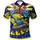 Parramatta Eels Polo Shirt - Custom Father's Day With Aboriginal Inspired Daddy Parramatta Eels Best Dad Ever Dad We Love You Quotes Polo Shirt