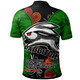 Rabbitohs Rugby Polo Shirt - Custom Father's Day Indigenous Energy Polo Shirt