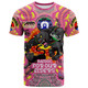 Australia Penrith Naidoc Week Custom T-Shirt - Go Mighty Penrith Naidoc For Our Elders Pink T-Shirt