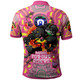 Australia Penrith Naidoc Week Custom Polo Shirt - Go Mighty Penrith Naidoc For Our Elders Pink Polo Shirt