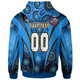New South Wales Rugby League Team Hoodie - Custom New South Wales Blues Mascot With Aboriginal Art STATE OF ORIGIN Hoodie