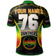 Penrith Panthers Custom Gradient Polo Shirt - Angry Penrith Penny Power Personalised Name And Number Polo Shirt