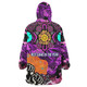 Melbourne Storm Naidoc Custom Snug Hoodie - Torres Strait Islander Aboriginal Inspired Culture Oodie Blanket