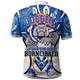 Canterbury-Bankstown Bulldogs Custom Polo Shirt - Go Mighty Berries Personalized Name And Number Indigenous Polo Shirt