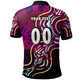 Sea Eagles Rugby Polo Shirt - Custom Eagles Rugby With Aboriginal Patterns Personalised Player And Number Polo Shirt