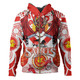 Australia Illawarra and St George Custom Hoodie - Saints With Aboriginal Inspired Dot Art Hoodie