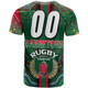 South Sydney Rabbitohs T-shirt - South Sydney Rabbitohs Ball Aboriginal Inspired Indigenous Sport Style T-shirt