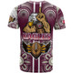 Australia Sea Eagles T-shirt - Custom Australia Sea Eagles Ball Aboriginal Inspired Indigenous Sport Style T-shirt