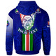 New Zealand Warriors Hoodie - Custom New Zealand Warriors Ball Maori Patterns Sport Style Hoodie