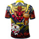 North Queensland Premierships Polo Shirt - Custom Go Champion North Queensland With Poppies Flower And Culture Polo Shirt