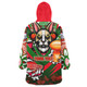 Souths Premierships Snug Hoodie - Custom Go Souths With Poppies Flower And Culture Oodie Blanket