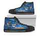 Cockroaches  High Top Shoes - Cockroaches Mascot Aboriginal Inspired Art
