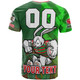 South Sydney Rabbitohs T-shirt - South Sydney Rabbitohs Pride Of Aboriginal Inspired Patterns T-shirt