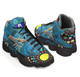 Indigenous All Stars High Top Basketball Shoes J 13 - Custom Dreamtime Turtle With Dot Painting Art Sneakers J 13