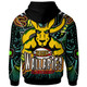 Wallabies Rugby Hoodie - Custom Kangaroo Rugby Championship Sport Aboriginal Inspired Culture Personalised Player And Number Hoodie