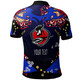 Roosters Rugby Polo Shirt - Custom Personalised Roosters "Easts To The Championship" Aboriginal Player And Number Polo Shirt