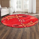 Australia Aboriginal Round Rug - Aboriginal Dot Art Painting Aussie Platypus Round Rug