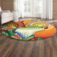 Australia Aboriginal Round Rug - Indigenous Frog Dot Art Painting Round Rug