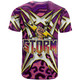 Australia Storm Custom T-shirt - Photo Australia Storm Hand Thunder With Aboriginal Inspired Pattern T-shirt